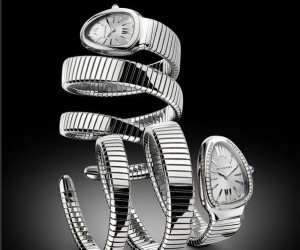 宝格丽2012全新蛇形腕表与手镯的完美融合