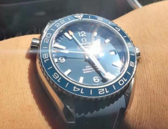 该有块像样的手表了 看中欧米茄海洋宇宙GMT