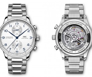 瑞士制表名家沙夫豪森IWC万国表推出全新精钢表链款式葡萄牙系列计时腕表
