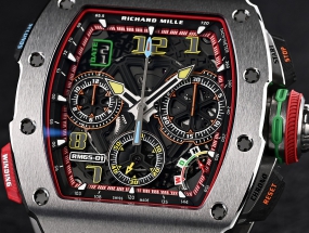 高调炫技 里查德米尔RM 65-01双秒追针计时腕表