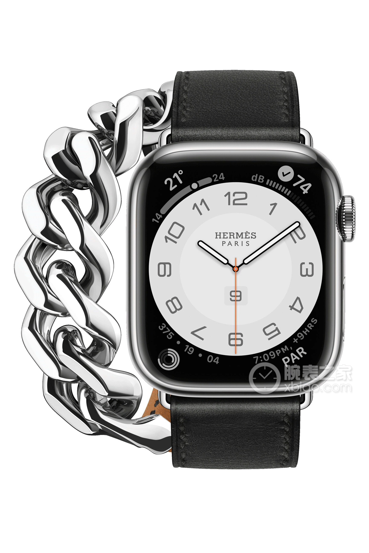 爱马仕APPLE WATCH HERMES系列Apple Watch Hermès Series 8 黑盘白心