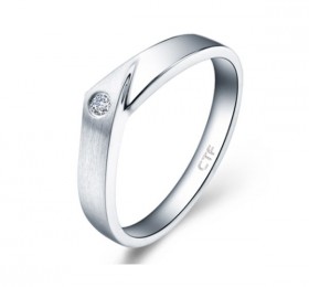 周大福西式婚礼订婚戒指NA29戒指