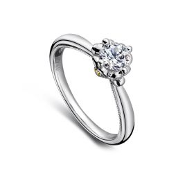 潮宏基婚庆系列皇室印象系列钻石戒指戒指