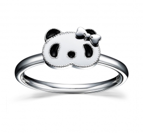 潮宏基童趣系列熊猫系列BRN000816011戒指