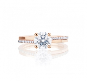 戴比尔斯婚礼系列订婚戒指J1FD01BK戒指