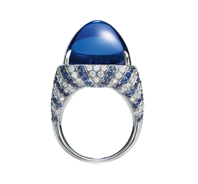 蒂芙尼BLUE BOOK高级珠宝2016 BLUE BOOK坦桑石圆顶戒指 戒指