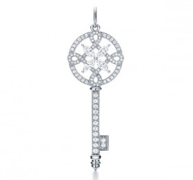 蒂芙尼TIFFANY KEYS Tiffany Victoria™圆形 钥匙吊坠项链