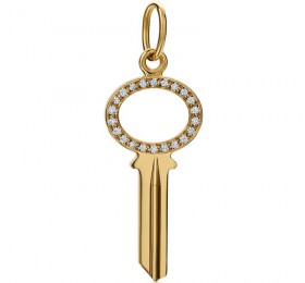 蒂芙尼TIFFANY KEYS Modern Keys 椭圆形镂空钥匙吊坠吊坠