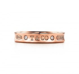 蒂芙尼TIFFANY 1837系列窄式戒指戒指