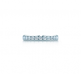 蒂芙尼结婚戒指槽式镶嵌戒指戒指