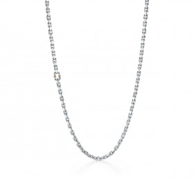 蒂芙尼TIFFANY 1837系列Makers 系列纯银和 18K 黄金链结式项链，61.0 厘米项链
