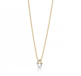 蒂芙尼TIFFANY 1837系列Makers 系列 18K 黄金和纯银夹式项链，61.0 厘米项链