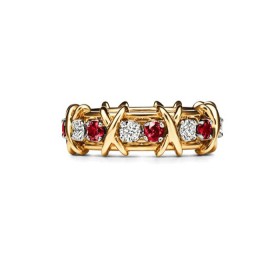 蒂芙尼SCHLUMBERGER™高级珠宝红宝石及钻石戒指戒指