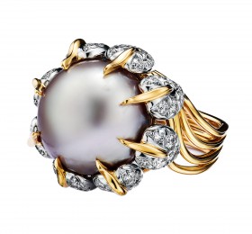 蒂芙尼SCHLUMBERGER™高级珠宝花瓣造型戒指戒指
