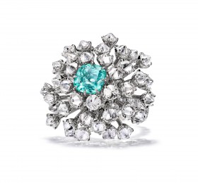 蒂芙尼BLUE BOOK高级珠宝2023 BLUE BOOK铂金镶嵌钻石戒指戒指