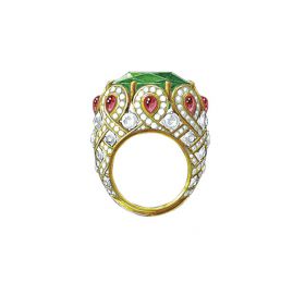 梵克雅宝主题系列PIERRES DE CARACTÈRE-VARIATIONS Pongal戒指戒指