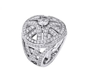 卡地亚PARIS NOUVELLE VAGUE系列钻石戒指戒指