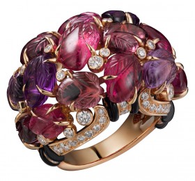 卡地亚珍贵雕刻宝石珠宝镌刻宝石戒指戒指