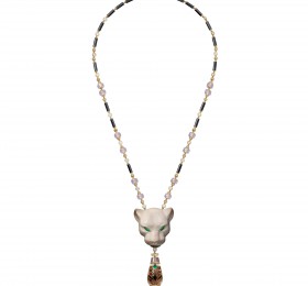 卡地亚LE VOYAGE RECOMMENCÉ高级珠宝系列PANTHÈRE HYPNOSE高级珠宝项链项链