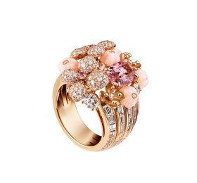 CHAUMET JARDINS花园Hortensia 绣球花“花园”高级珠宝082305戒指