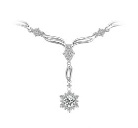 ENZO周年纪念钻石小套装18K白金钻石项链项链