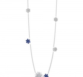 ENZO钻石系列MOMENT 纪念系列18K白金镶蓝宝石及钻石吊坠吊坠