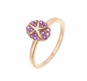 ENZO钻石系列MOMENT 纪念系列18K玫瑰金镶紫晶戒指戒指