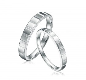 ENZO婚礼系列ENZO 99系列18K金钻石对戒戒指