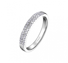 ENZO经典系列约定系列18K白金钻石戒指戒指