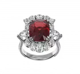 萧邦高级珠宝系列高级珠宝红钻戒指戒指