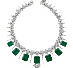 萧邦高级珠宝系列祖母绿项链项链