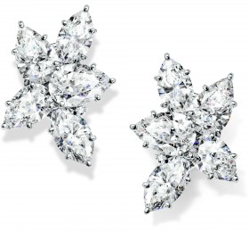 海瑞温斯顿WINSTON CLUSTER珠宝系列锦簇Winston Cluster系列钻石耳环耳饰