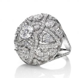海瑞温斯顿LOTUS CLUSTER珠宝系列FRDPDE000LTS戒指
