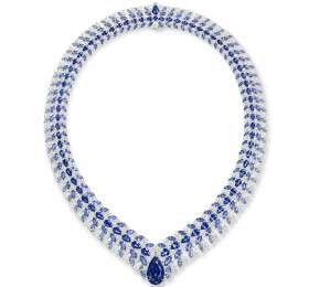 海瑞温斯顿MARVELOUS CREATIONS 高级珠宝Blue Python项链项链