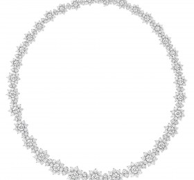 海瑞温斯顿SUNFLOWER珠宝系列钻石项链项链