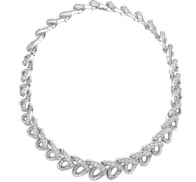 格拉夫INSPIRED BY TWOMBLY圆形和梯形钻石项链项链